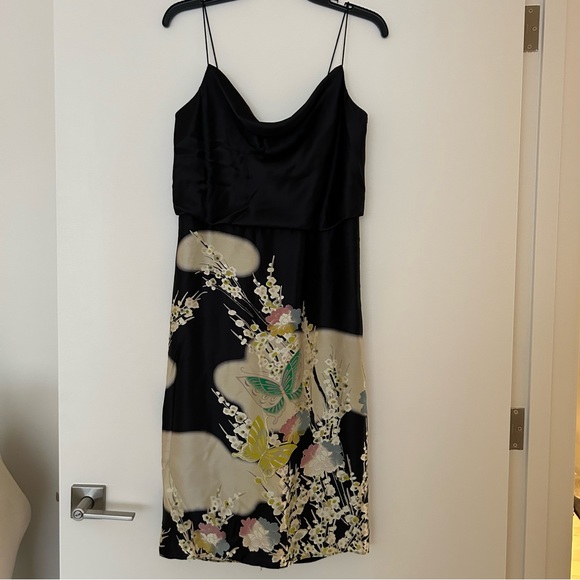 Phoebe Couture Silky Satin Butterfly Dress - Picture 1 of 14